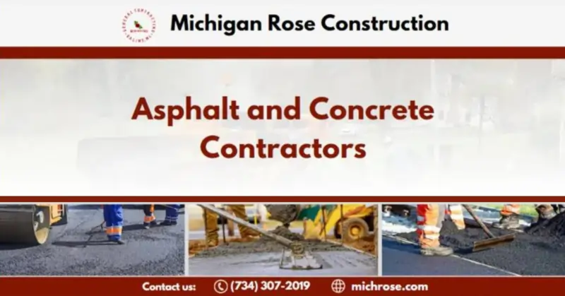 Asphalt and concrete contractors