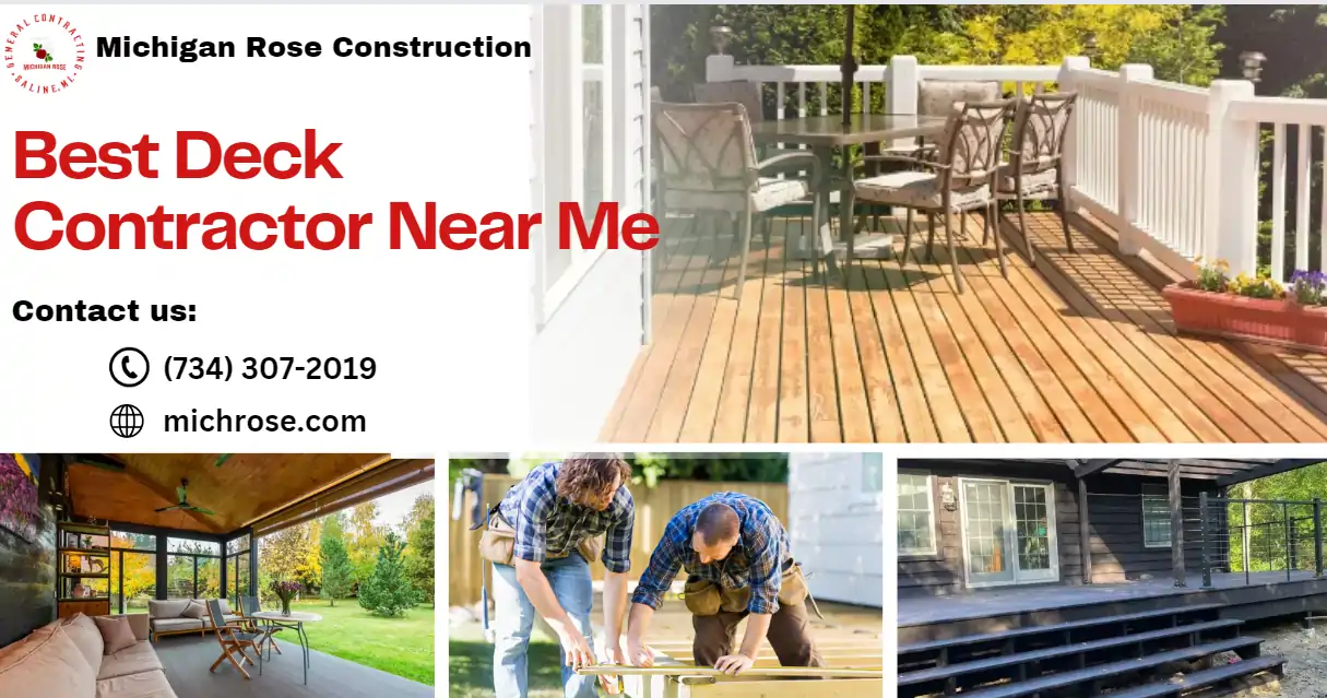 The Best Deck Contractor Near Me Dial (734) 3072019