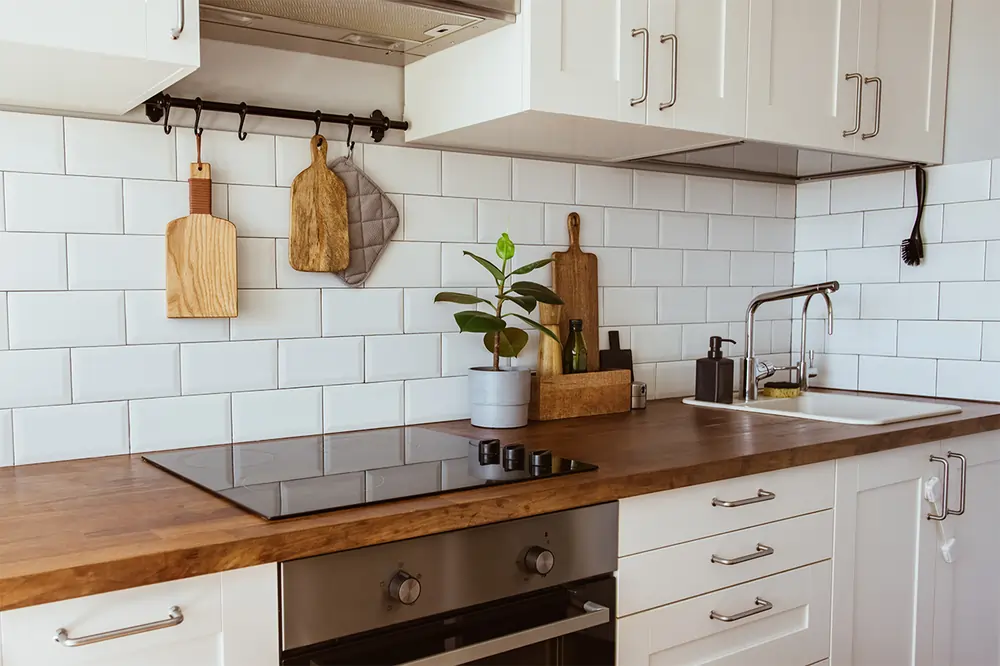 kitchen wood countertop