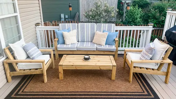 wood patio furniture