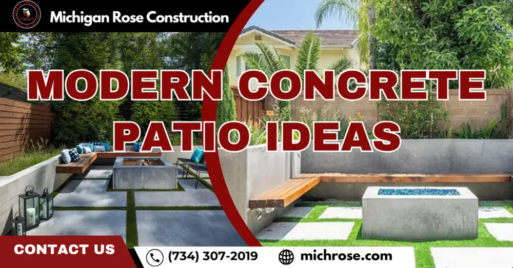 Modern Concrete Patio Ideas