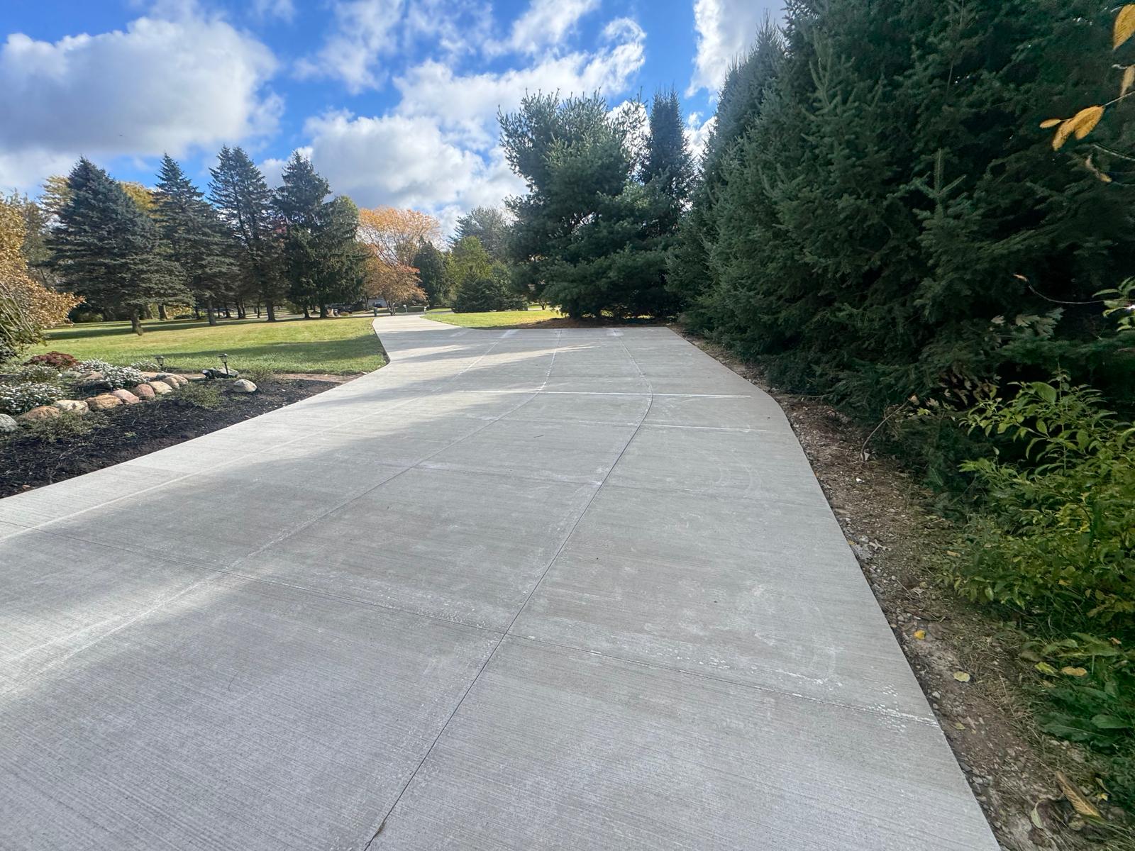 concrete driveway michrose