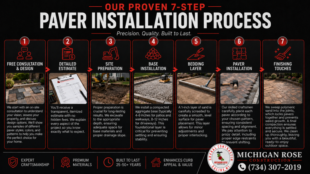 Our Proven 7 Step Paver Installation Process 1